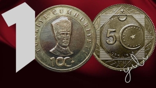 Cumhuriyet'in 100. yılına özel hatıra para