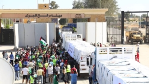 Gazze'ye geçiş için Refah Sınır Kapısı açıldı