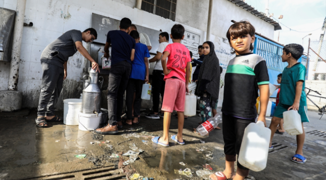 Gazze'ye su akışı yeniden başladı