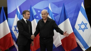 Macron: "Gazze'de siviller hedef alınmamalı"