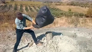 Tekirdağ Şarköy'de su ararken gaz buldular