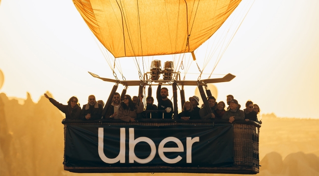 Uber, Kapadokya'da balon turlarına başladı