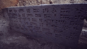 Van'da Urartular'dan kalma tapınak bulundu