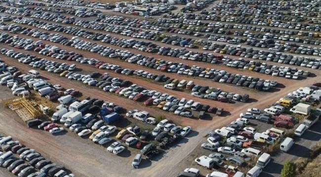 Yedieminlerdeki araçlar satışa çıkacak