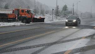 Bolu'da kar yağışı nedeniyle eğitime 1 gün ara