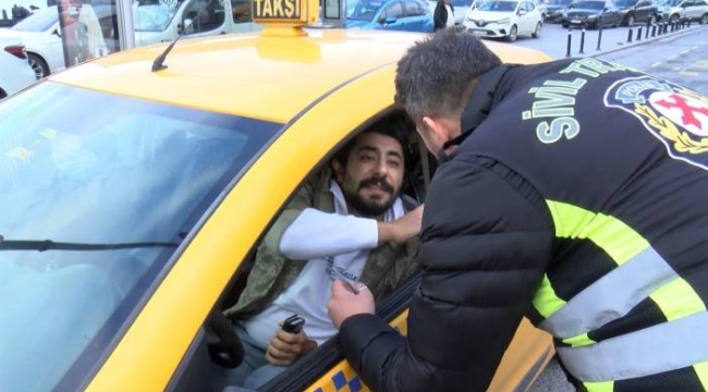 Fatih'te taksi denetimi: Kural ihlalleri sürüyor