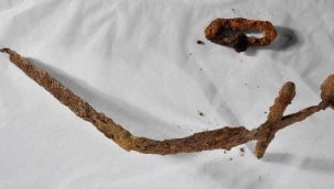 Finlandiya'da bin yıllık mezarlık ve kılıç bulundu