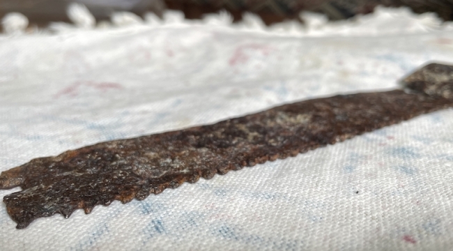 Hattuşa'da 2.250 yıllık testere bulundu