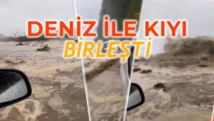 Hopa-Kemalpaşa arası çevre yolu göle döndü