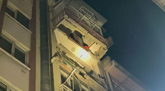 Bursa'da balkon çökmesi sonucu 1 kişi can verdi