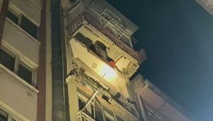 Bursa'da balkon çökmesi sonucu 1 kişi can verdi