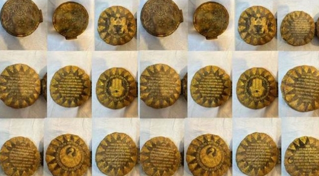 Diyarbakır'da altın yazma kitap ele geçirildi