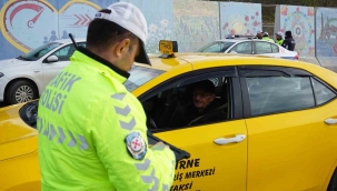 Edirne'de ticari araçlara kış lastiği denetimi