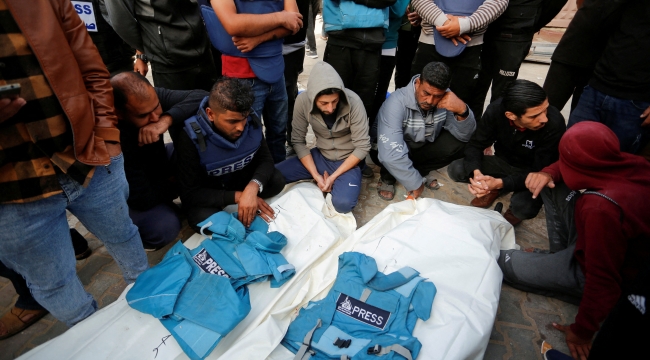 Gazze'de vefat eden gazeteci sayısı 61'e çıktı