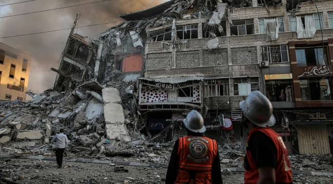 İsrail saldırılarında Gazze'de can kaybı 21 bini aştı