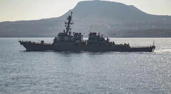 Kızıldeniz'de ABD savaş gemisine saldırı