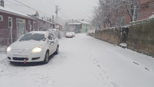 Tunceli'de kar: 50 köy yolu ulaşıma kapandı