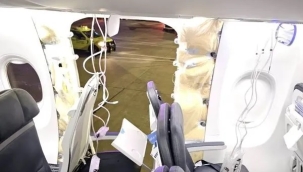 ABD'de penceresi kopan yolcu uçağı acil iniş yaptı