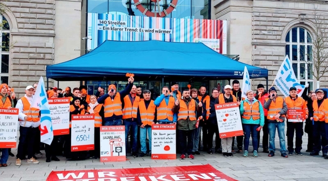 Almanya'da ''demiryolu grevi'' yarın başlıyor