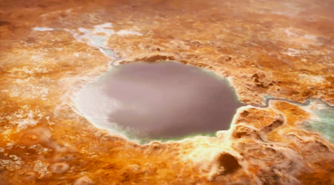 Mars'ta bir zamanlar antik göl olduğu kanıtlandı