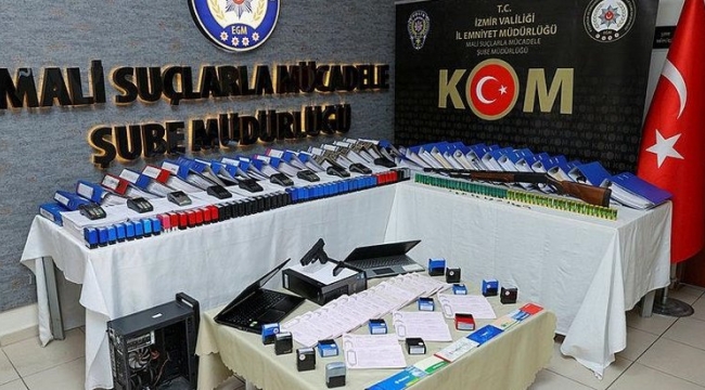 İzmir'de naylon fatura operasyonu: 17 gözaltı