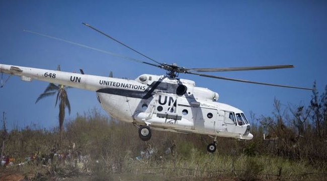 Eş Şebab üyeleri, BM'ye ait helikoptere el koydu