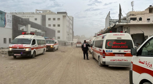 Filistin: ''İsrail, ambulansların anahtarlarını çaldı''