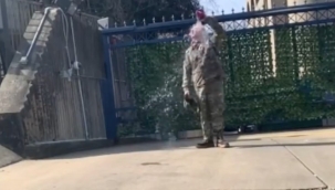 "Gazze için" kendini yakan ABD'li asker can verdi