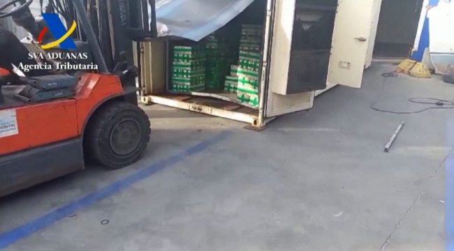 İspanyol polisi 8 ton kokain ele geçirdi