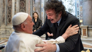 Javier Milei'den Papa'ya ziyaret