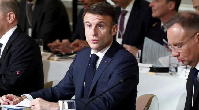 Macron: "Gerekirse Ukrayna'ya asker göndeririz" 