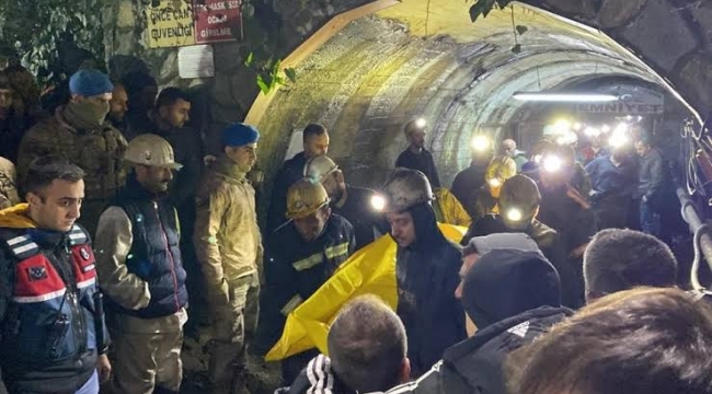 Zonguldak'ta maden ocağında göçük: 1 can kaybı