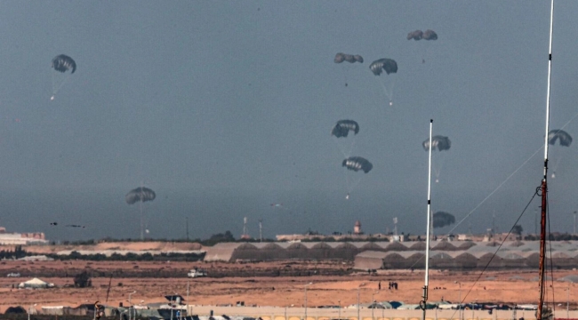 Belçika'dan Gazze'ye havadan yardım operasyonu