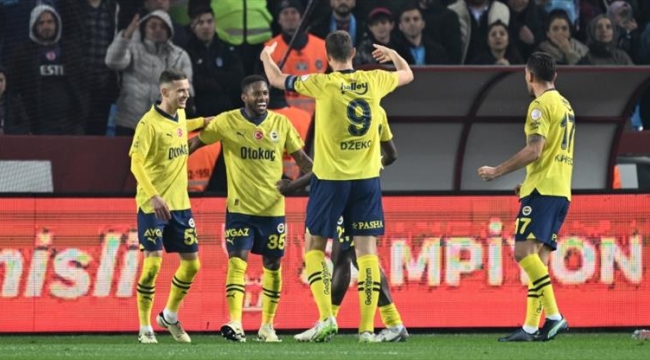 Trabzonspor-Fenerbahçe maçı olaylı bitti: 2-3