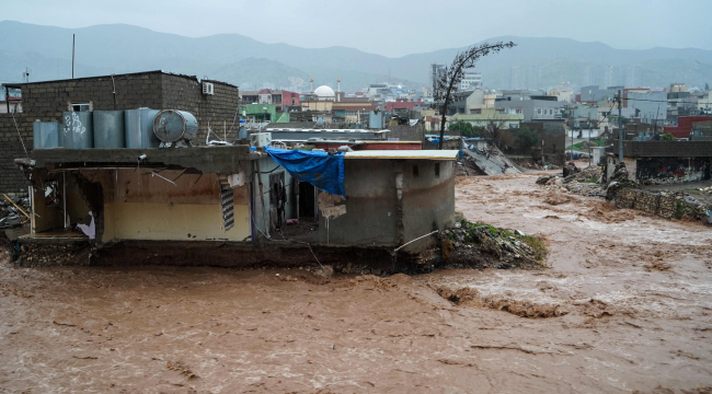 Irak'ın Duhok şehrinde sel baskını: 4 can kaybı