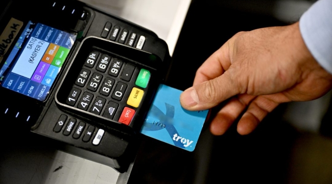 Kartlı ödemeler Ocak'ta yıllık bazda %118 arttı