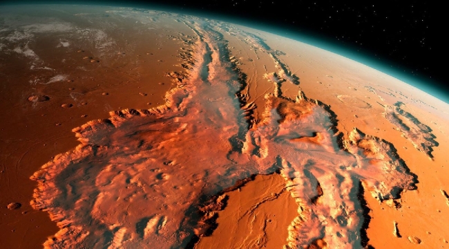 Mars'ta devasa yanardağ keşfedildi