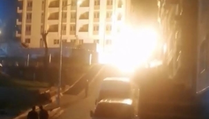 Sultangazi'de yer altı doğalgaz hattında patlama