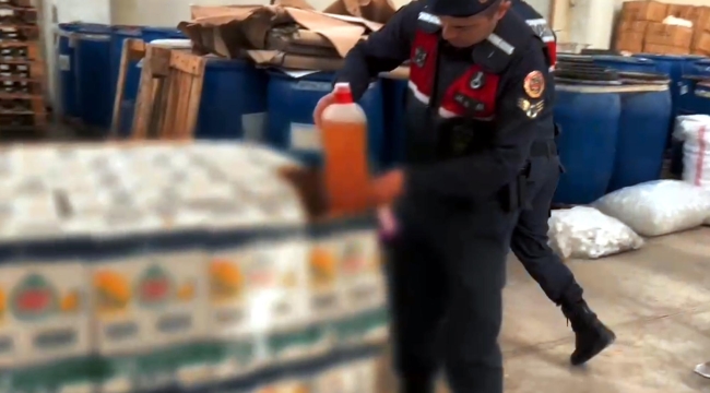 Tekirdağ'da 20 ton sahte deterjan yakalandı
