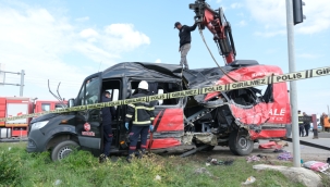 Tekirdağ'da trafik kazası: 5 can kaybı 10 yaralı