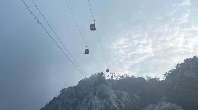 Antalya'da teleferik kabini düştü: 1 can kaybı