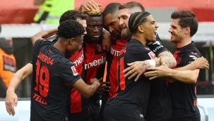 Bundesliga'da şampiyon Bayer Leverkusen