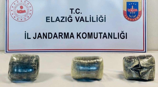 Elazığ'da, trende 9 kilo esrar ele geçirildi