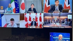 G7 liderlerinden İran'ın İsrail'e saldırısına kınama