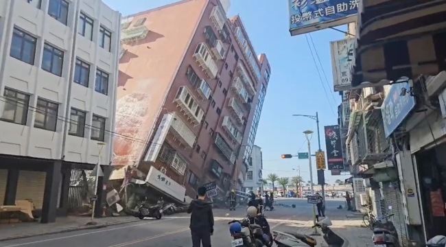 Tayvan açıklarında 7,4 büyüklüğünde deprem oldu