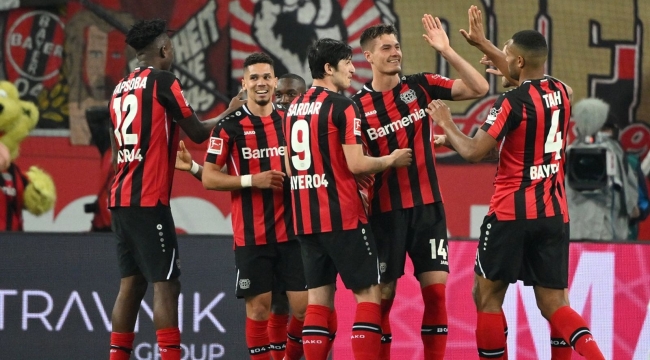 Almanya Kupası şampiyonu Bayer Leverkusen 