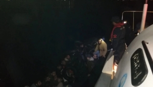 İzmir açıklarında 89 kaçak yakalandı