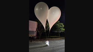 K. Kore, G. Kore'ye çöp yüklü balonlar gönderdi