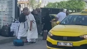 Pendik'te taksici ile turistler arasında kavga