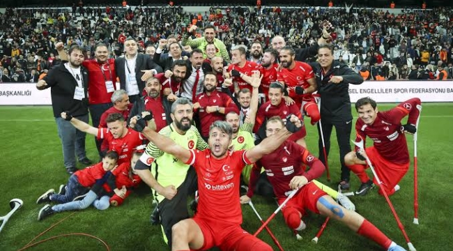 Ampute Milli Futbol Takımı Avrupa finalinde